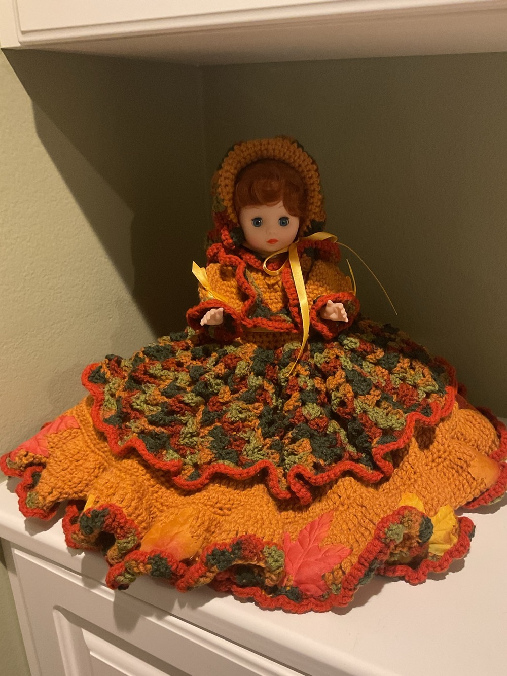 One-of-a-Kind Handmade 16" Autumn Harvest Heirloom Doll 🍂NEW